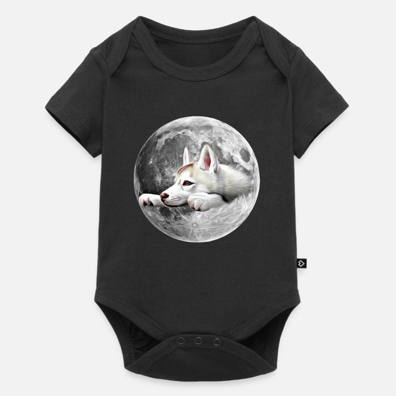 Wolf - Body à manches courtes Premium Bébé - noir