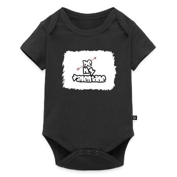 be my valentine - Body à manches courtes Premium Bébé - noir - Devant