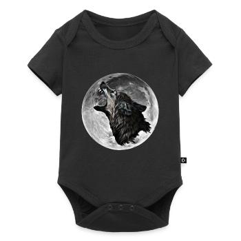 Wolf - Body à manches courtes Premium Bébé - noir - Devant