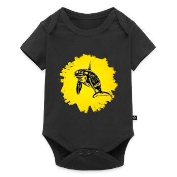 killer whale - Baby Premium short-sleeve bodysuit - black - Front