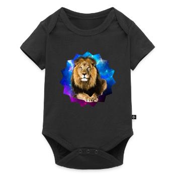 lion - Baby Premium short-sleeve bodysuit - black - Front