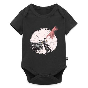 Simme conduite hirondelle Simson KR50 KR51 S50 S51 - Body à manches courtes Premium Bébé - noir - Devant