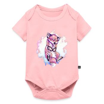 Fuchs - Baby Premium Kurzarmbody - Rosa - Vorne