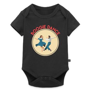 Boogie Woogie Dancer Dancing Paartanz Vintage - Baby Premium Kurzarmbody - Schwarz - Vorne