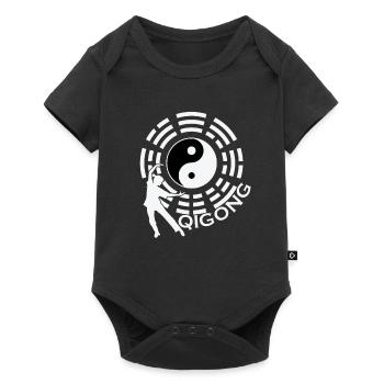 Qigong Yin et Yang - Body à manches courtes Premium Bébé - noir - Devant