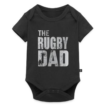 Rugby Dad Dad Football Sports Father's Day Gift - Baby Premium short-sleeve bodysuit - black - Front