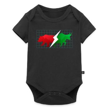 Bear Market Bull Market Exchange Crypto Stock Market - Baby Premium short-sleeve bodysuit - black - Front