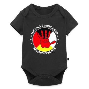 Disparues Femmes indigènes assassinées Native America - Body à manches courtes Premium Bébé - noir - Devant