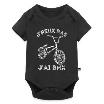 J'peux Pas J'Ai BMX - J'peux Pas J'Ai BMX - Body à manches courtes Premium Bébé - noir - Devant