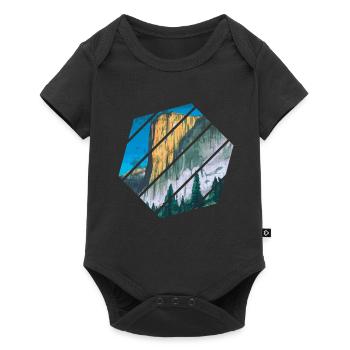 Yosemite Parc National Aventure Retro Cadeau - Body à manches courtes Premium Bébé - noir - Devant