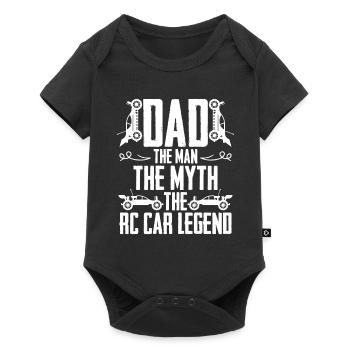 Papa L’homme Le mythe Le Rc Car Legend Racing - Body à manches courtes Premium Bébé - noir - Devant