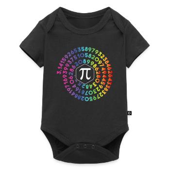 | en spirale Pi Happy Pi Day Shirt Pi Math 3.14 - Body à manches courtes Premium Bébé - noir - Devant