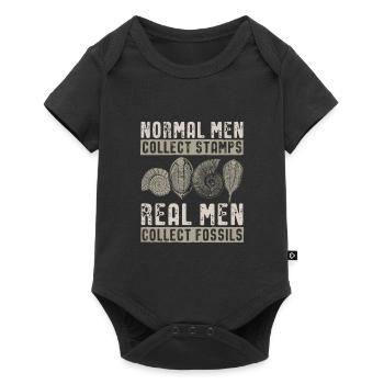 Fossils - Baby Premium short-sleeve bodysuit - black - Front
