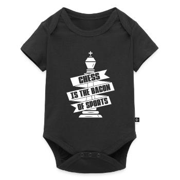 Pièce d’échecs - Body à manches courtes Premium Bébé - noir - Devant