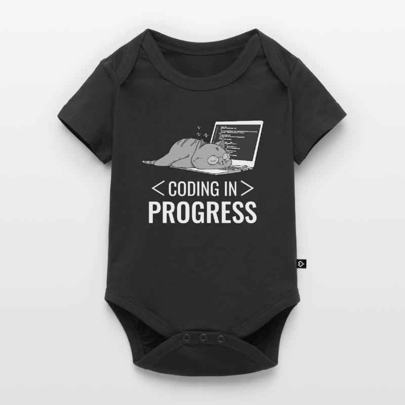 Programmation Informatique Nerd Cat Body à manches courtes Premium Bébé