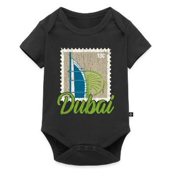 Dubai United Arab Emirates The Palm - Baby Premium short-sleeve bodysuit - black - Front