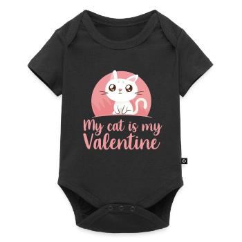 Valentine's Day Valentine's Day - Baby Premium short-sleeve bodysuit - black - Front