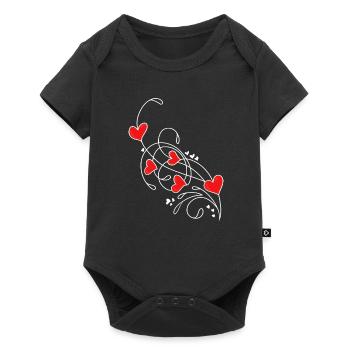 Valentine's Day Valentine's Day - Baby Premium short-sleeve bodysuit - black - Front