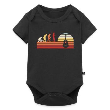 Western Guitare Guitariste Guitare Acoustique - Body à manches courtes Premium Bébé - noir - Devant