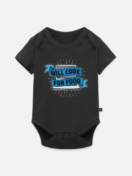 Programmierer Coder Software Entwickler - Baby Premium Kurzarmbody - Schwarz
