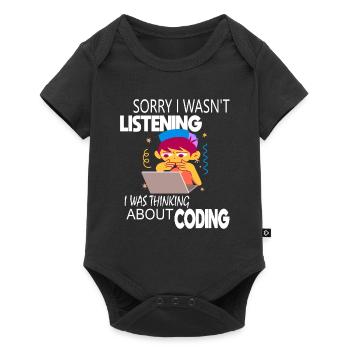Programmeur codeur de codage - Body à manches courtes Premium Bébé - noir - Devant