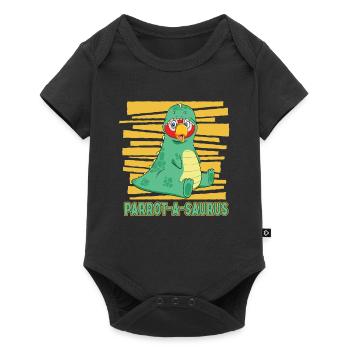 Perroquet - Body à manches courtes Premium Bébé - noir - Devant