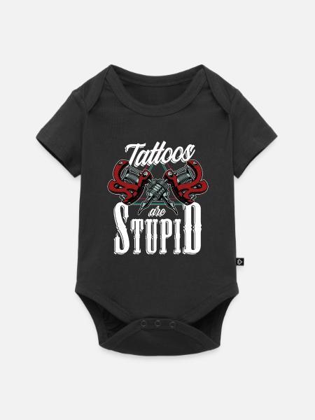 Tätowierung Tattoo Kunst Tätowierer - Baby Premium Kurzarmbody - Schwarz