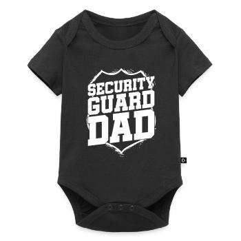 Service de sécurité des agents de sécurité - Body à manches courtes Premium Bébé - noir - Devant