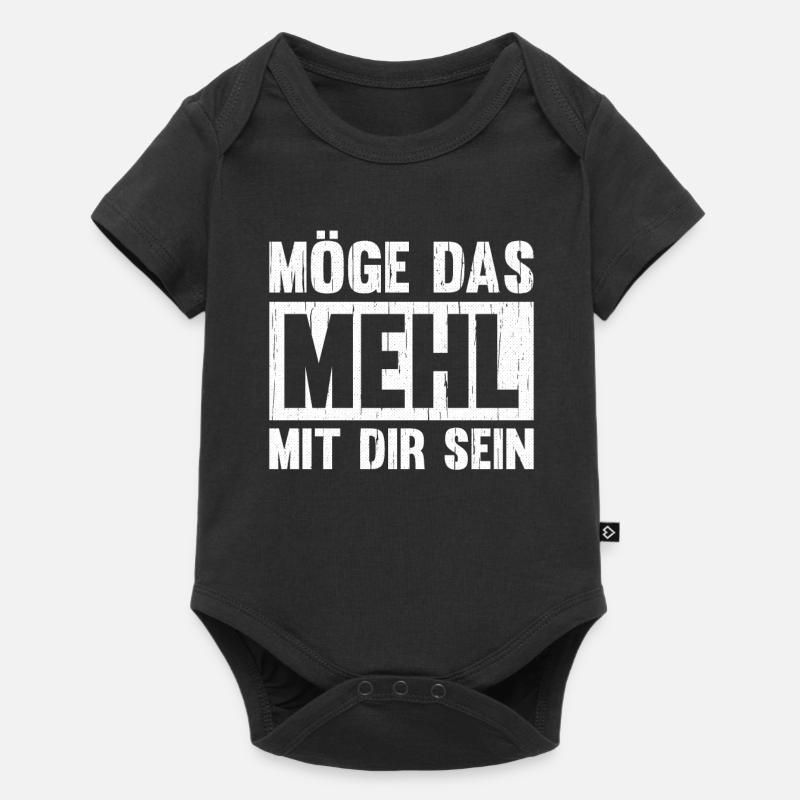 Bäcker Backen Konditor - Baby Premium Kurzarmbody - Schwarz