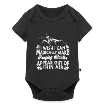 Gottesanbeterin - Baby Premium Kurzarmbody - Schwarz - Vorne