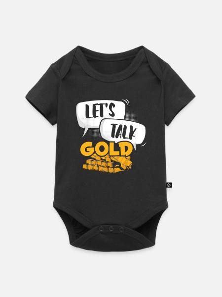 Goldbergbau Goldmine - Baby Premium Kurzarmbody - Schwarz
