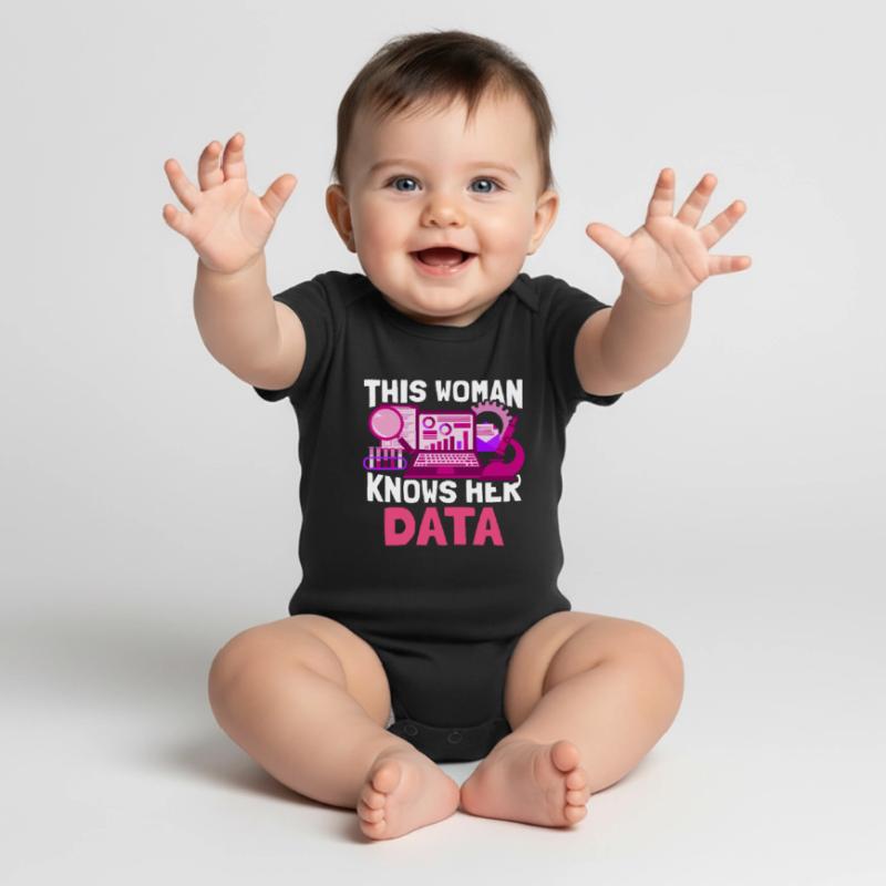 Big Data Science Engineer Scientist Analyst Baby Premium Kurzarmbody