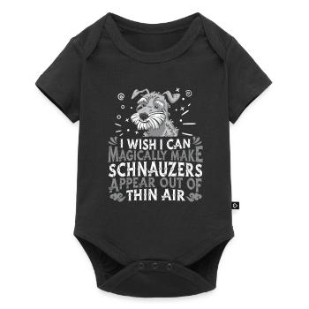 Schnauzer Dog Giant Schnauzer - Baby Premium short-sleeve bodysuit - black - Front
