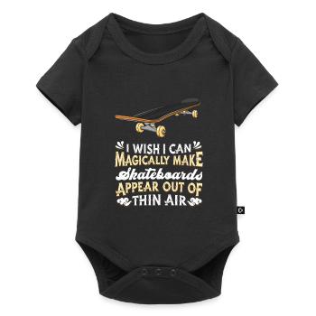 Skateboard Skateboard Skateur - Body à manches courtes Premium Bébé - noir - Devant