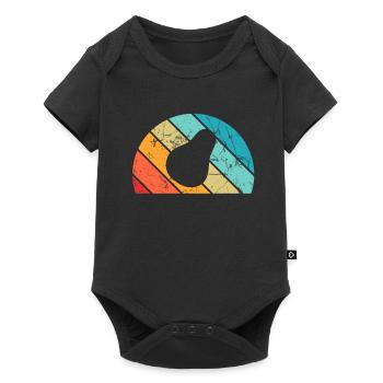 Avocat Vegan Lover Retro Veggie Diet Idée cadeau - Body à manches courtes Premium Bébé - noir - Devant
