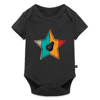 Avocat Vegan Lover Retro Veggie Diet Idée cadeau - Body à manches courtes Premium Bébé - noir - Devant