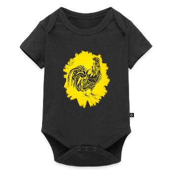 Coq - Body à manches courtes Premium Bébé - noir - Devant