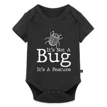 Programmierer Coder Software Entwickler - Baby Premium Kurzarmbody - Schwarz - Vorne