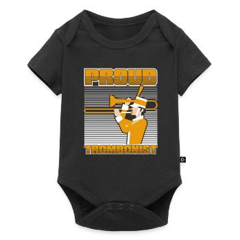 Trombone - Baby Premium short-sleeve bodysuit - black - Front