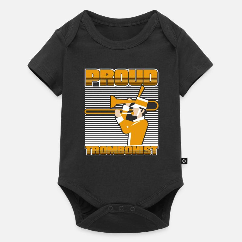 Trombone - Baby Premium short-sleeve bodysuit - black