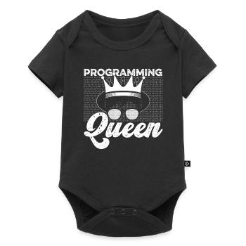 Programmierer Coder Software Entwickler - Baby Premium Kurzarmbody - Schwarz - Vorne