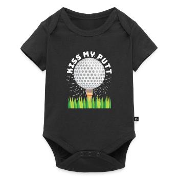 Kiss My Putt For Golfers - Baby Premium short-sleeve bodysuit - black - Front