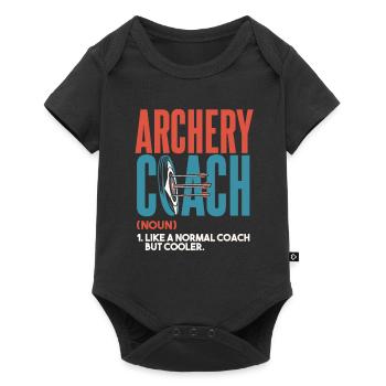 Archer Archery Arrow Archery Archery - Baby Premium short-sleeve bodysuit - black - Front