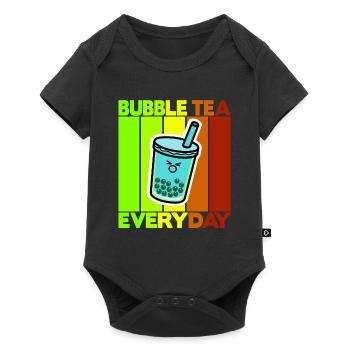 Bubble Tea Everyday - Baby Premium short-sleeve bodysuit - black - Front