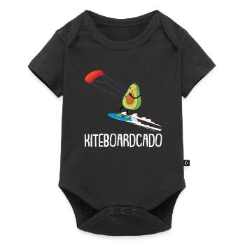 Kitesurfing Kiteboarding Kite Kite Kiten - Baby Premium short-sleeve bodysuit - black - Front