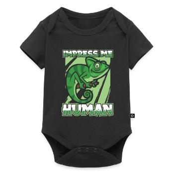 Chameleon Chamäleon - Baby Premium short-sleeve bodysuit - black - Front