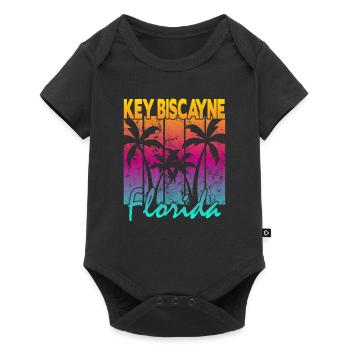 Key Biscayne Floride - Body à manches courtes Premium Bébé - noir - Devant