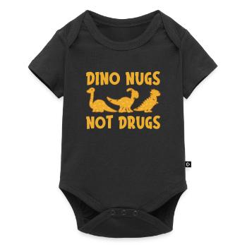 Dino Nugs Nugget Lover Chicken Nuggets Fast Food - Baby Premium short-sleeve bodysuit - black - Front