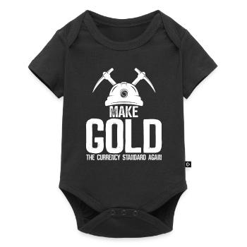 Gold Mining Gold Mine - Baby Premium short-sleeve bodysuit - black - Front
