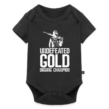 Gold Mining Gold Mine - Baby Premium short-sleeve bodysuit - black - Front